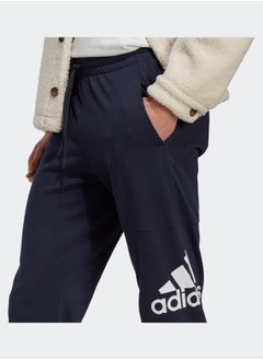 Adidas Essentials Single Jersey Tapered Badge Of Sport Joggers  - Image 4
