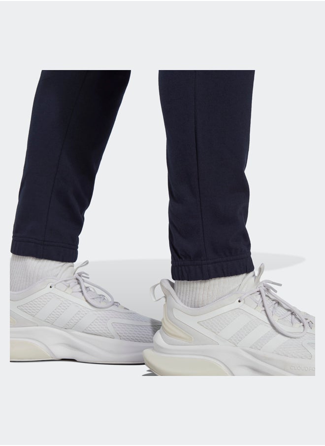 Adidas Essentials Single Jersey Tapered Badge Of Sport Joggers  - Image 5