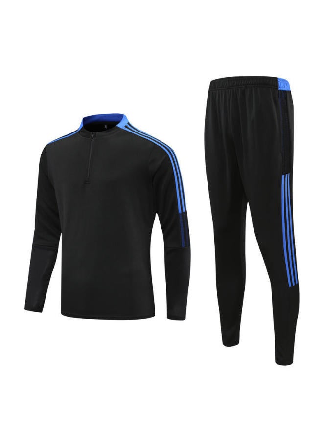 Adult Jersey Competition Team Class Uniform Outing Uniform Autumn And Winter Children's Half Zipper Football Uniform Training Uniform Suit Long Sleeve