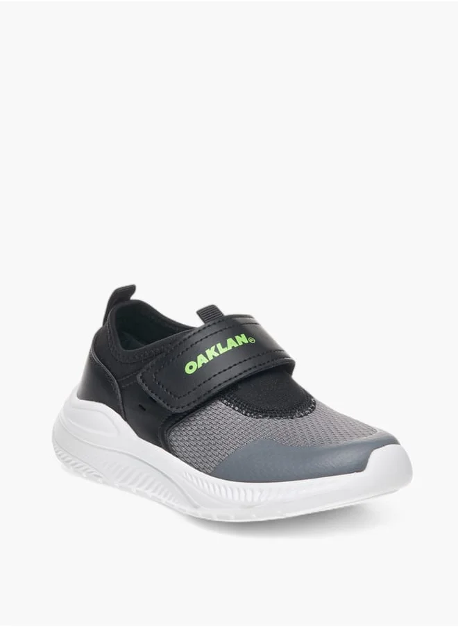 Oaklan by Shoexpress Boys Pull Tab Detail Sports Shoes with Hook and Loop Closure