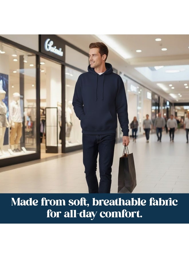 PRINTSHOP4ME Hoodie For Men-Pullover Classic Hoodie For Mens-Soft&Comfortable Hoodie For Daily Wear,No Zipper,Warm&Stylish Sweatshirt For Fall&Winter - Image 4