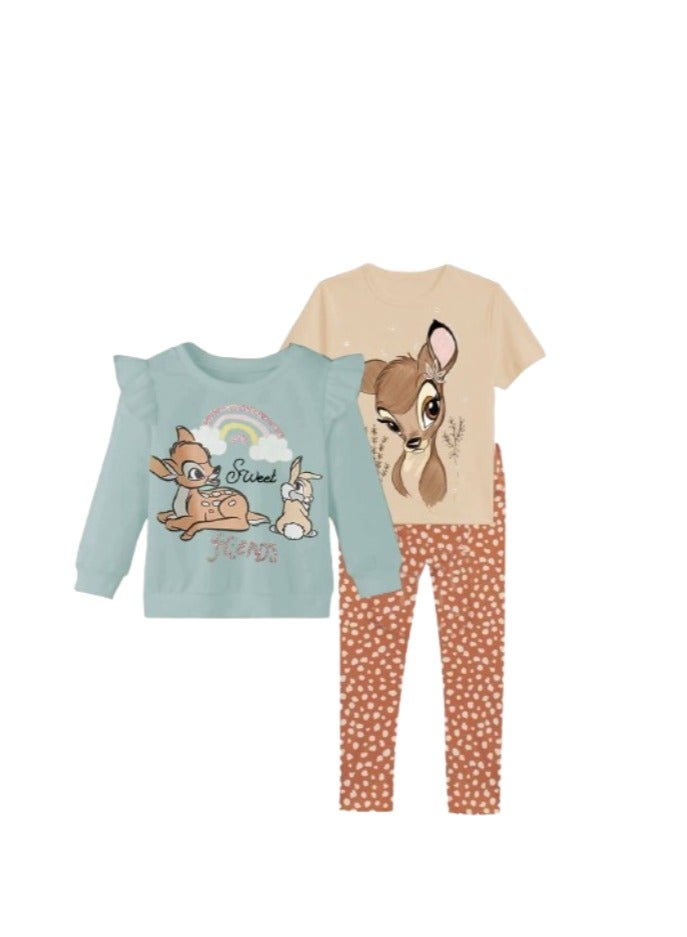 بيجامه بناتي 3قطع