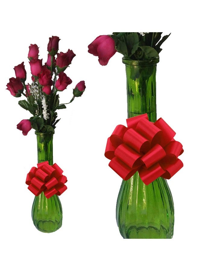 GiftWrap Etc. Red Christmas Gift Pull Bows 5" Wide Set Of 10 Valentine'S Day President'S Day Gift Bows Wreath Gift Basket Presents Birthday Memorial Day Fundraiser Decoration 4Th Of July - Image 4