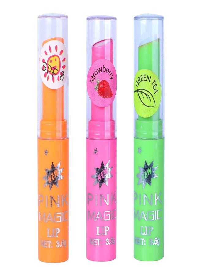 بينر مجموعة أحمر شفاه بينر متعددة الألوان الوردية، 3 قطع - Image 2