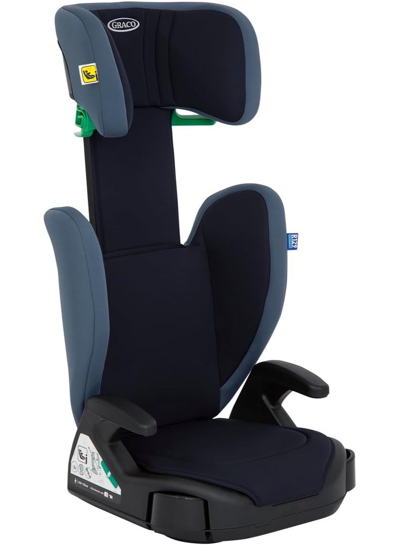 Graco Junior Maxi i-Size R129 Height Adjustable Armrests and Headrest, Lightweight with Drink Holder, 3.5-12 Years (100-150 cm), Height Adjustable Armrests and Headrest, Lightweight, with Drink - Image 3