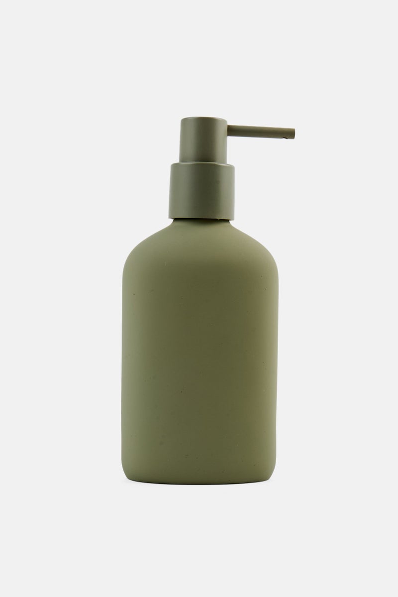 Muy Mucho Soap Dispenser 18 H x 8 L x 5,2 W cm, Olive  - Image 2