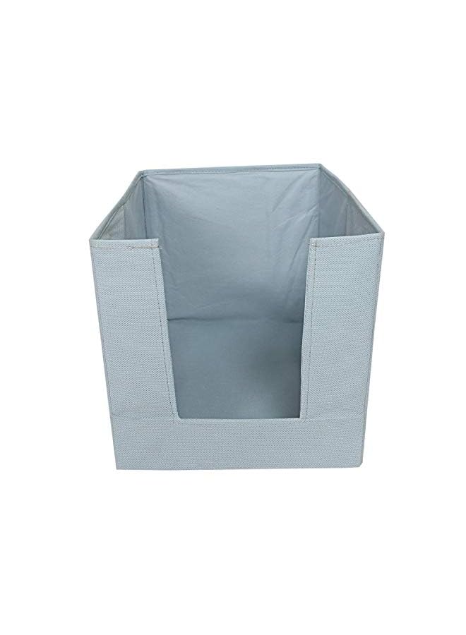 Zaboon Nonwoven 4 Pieces Shirt Stacker Wardrobe Organizer Grey 40X25X24 Cm - Image 2