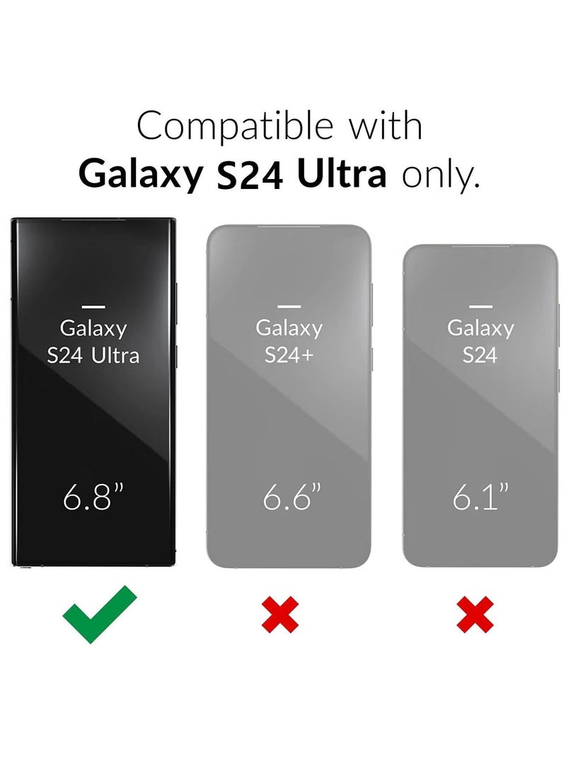 MUNTAQI Galaxy S24 Ultra MagSafe Case – Clear Magnetic Case with Camera Lens Protection, Anti-Scratch, Shockproof, Wireless Charging Compatible [6.8 inch] - Image 2