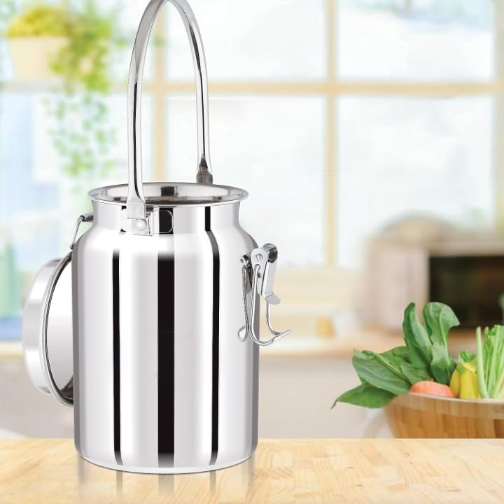 Yes Kitchen Prime Multi Can Air Tight Leak Proof Stainless Steel Storage Can Useable As Steel Dabba Milk ghee Oil Storage Etc Heavy Jointless Body Induction Compatible 3Liter - Image 4