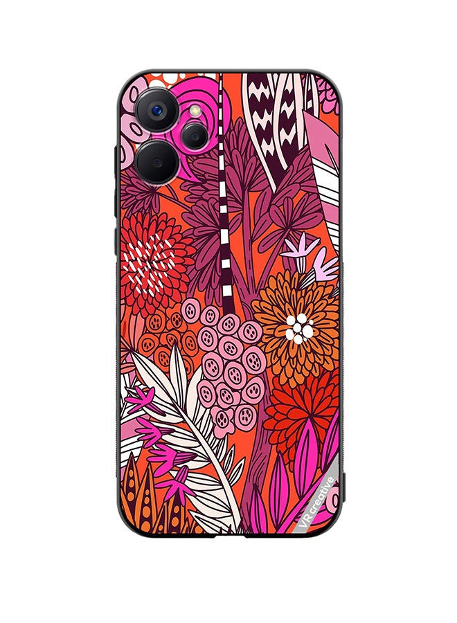 VR CREATIVE Protective Case Cover For Realme 9i 5G Flowers Design Multicolour - Image 1