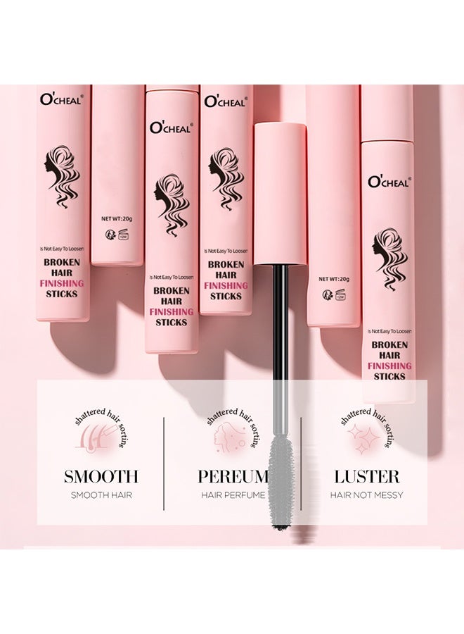 OCHEAL Broken Hair Finishing Stick, Hair Styling Wax Stick, Hair Finishing Stick, Hair Mascara Styling Gel Refreshing Not Greasy Fixing Bangs Stereotypes Cream For Girls Women  - Image 3