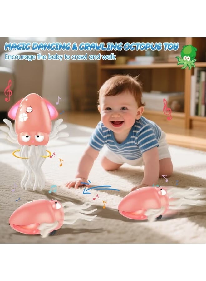 Dancing Octopus Toy for Boys and Girls Aged 1, 2, 3, 4, and 5 Years; Electric Dancing Octopus Toy for 12-18 Months; Dancing Squid Toy for Toddlers; Christmas Gifts for Children - Image 2