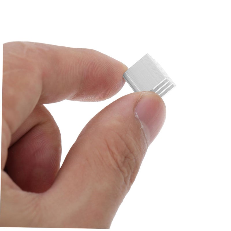 20Pcs Adhesive Heatsink Blocks for Cooling Electronic Chips and Routers Easy Installation High Efficiency Thermal Dissipation - Image 4