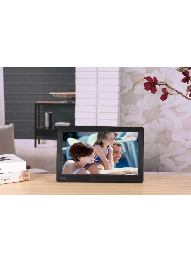 Generic 11.6 Inch IPS Digital Photo Frame Full View HD Electronic Photo Album Advertising Machine Desktop Photo Frame Machine-Color:Black  - Image 1