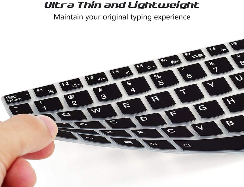 Vnj Accessories Silicone Keyboard Skin Cover For Lenovo Legion 5 / Legion Slim 5I / Legion Pro 5I / Lenovo Loq & Legion Pro 7I | Lenovo Ideapad Gaming 3 3I 15.6Inch & 16Inch Gaming Laptops (Black) - Image 4