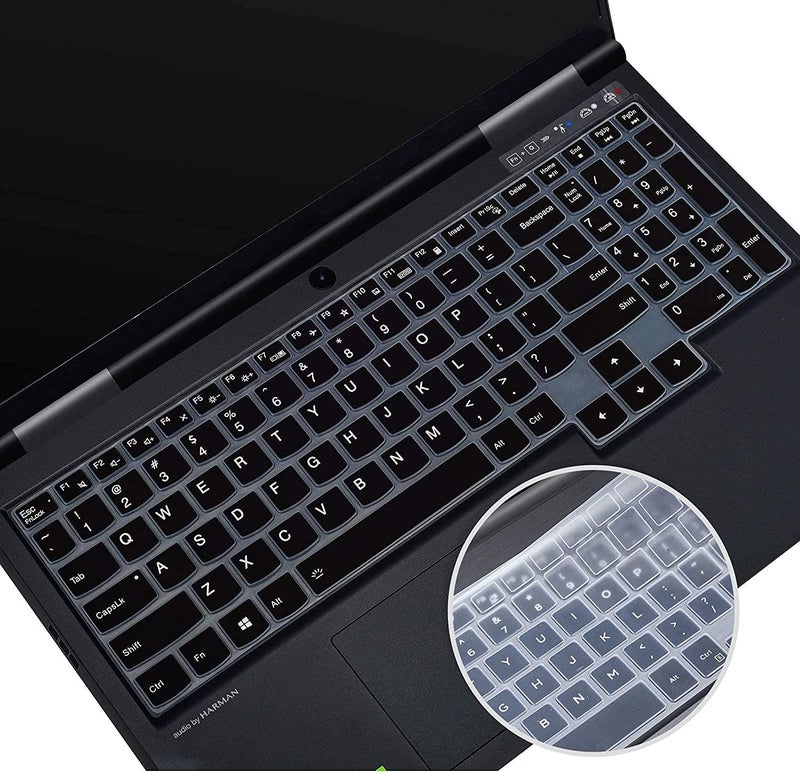 Vnj Accessories Silicone Keyboard Skin Cover For Lenovo Legion 5 / Legion Slim 5I / Legion Pro 5I / Lenovo Loq & Legion Pro 7I | Lenovo Ideapad Gaming 3 3I 15.6Inch & 16Inch Gaming Laptops (Black) - Image 2