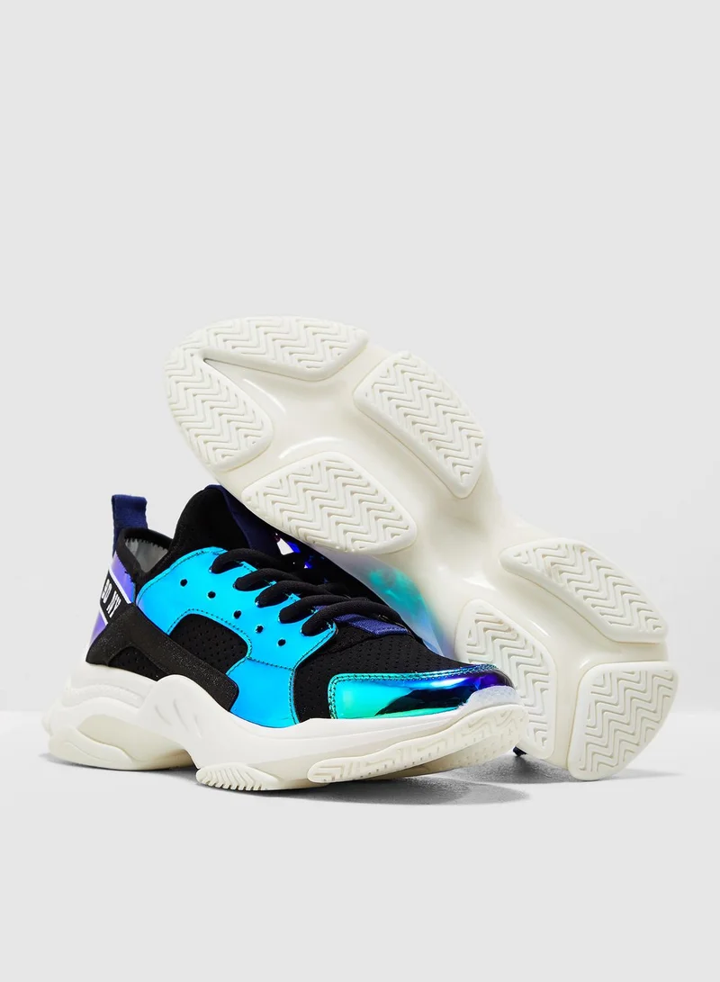STEVE MADDEN Ajax Chunky Sneaker - Black Multi