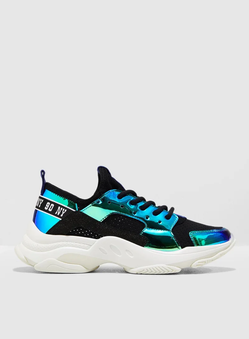 STEVE MADDEN Ajax Chunky Sneaker - Black Multi