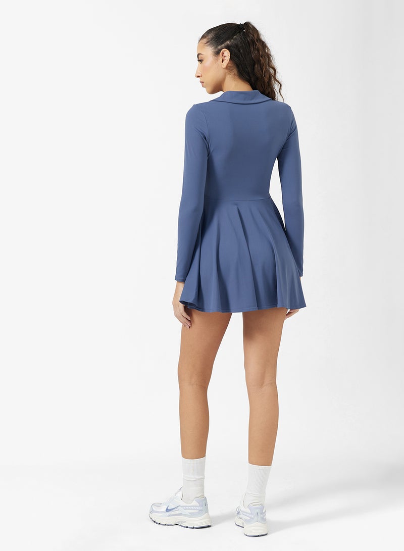 FRWD Polo Neck Tennis Dress - Image 2