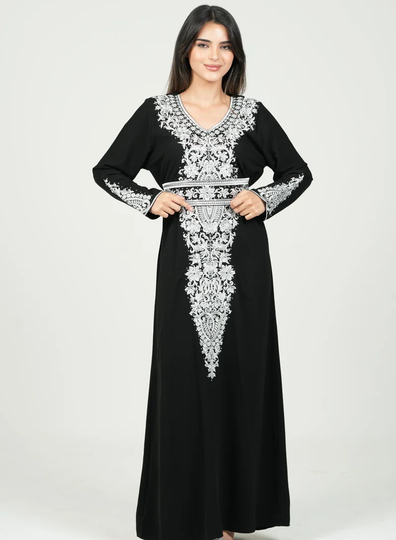 AL BENT AL SHARQIEH embroidered jalabiya dress