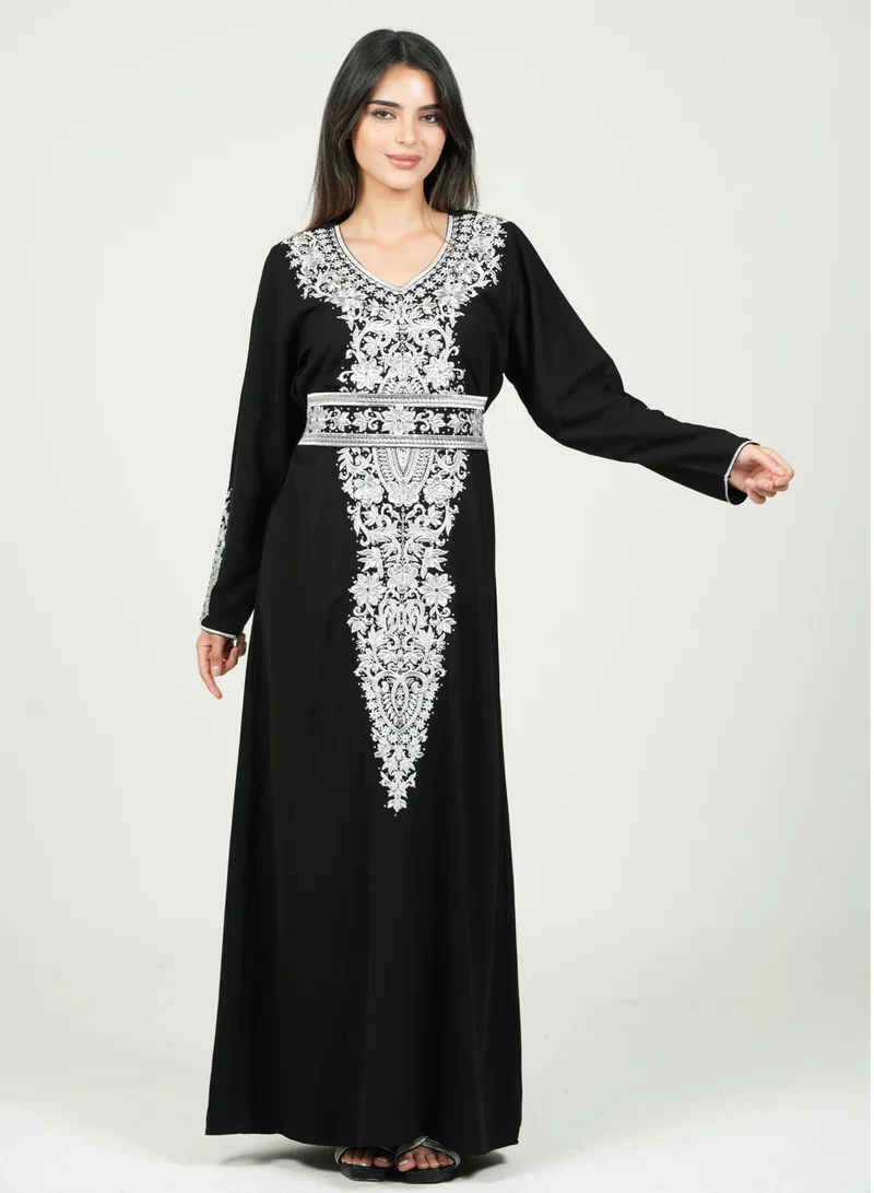 AL BENT AL SHARQIEH embroidered jalabiya dress