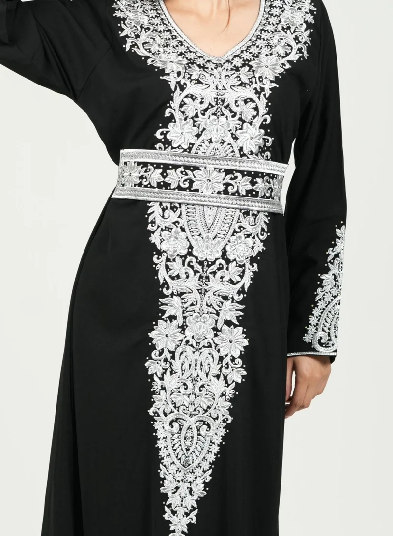AL BENT AL SHARQIEH embroidered jalabiya dress