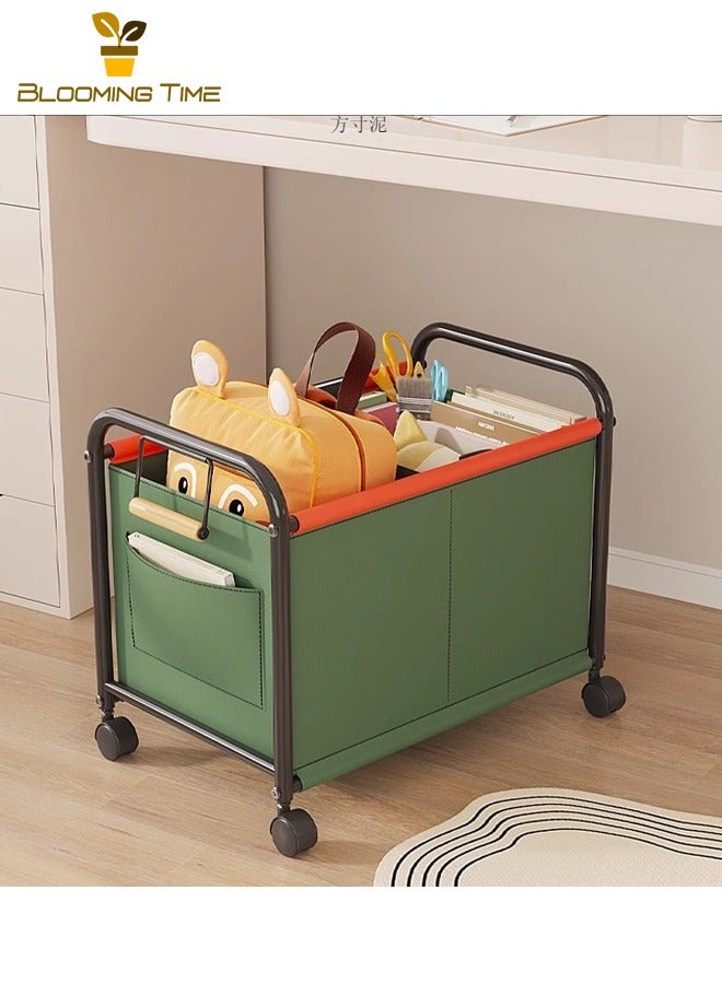 بلومنغ تايم لعبة سلة التخزين أشتات صندوق تخزين للإزالة الرف سلة غرفة نوم غرفة المعيشة سلة تخزين ذات سعة كبيرة ، الأخضر - Image 3