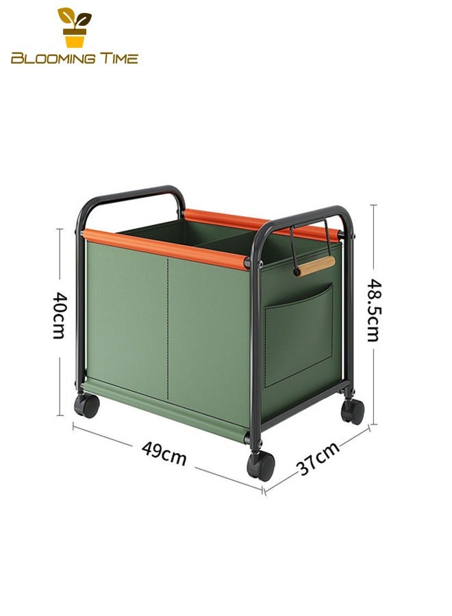 بلومنغ تايم لعبة سلة التخزين أشتات صندوق تخزين للإزالة الرف سلة غرفة نوم غرفة المعيشة سلة تخزين ذات سعة كبيرة ، الأخضر - Image 4