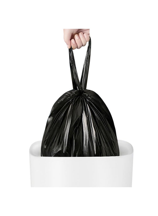 Sodolike 360 Black 1 Micron Thick Garbage Bags, 50*65cm, 12 Rolls, Perforated Handle, For Home Use - Image 2