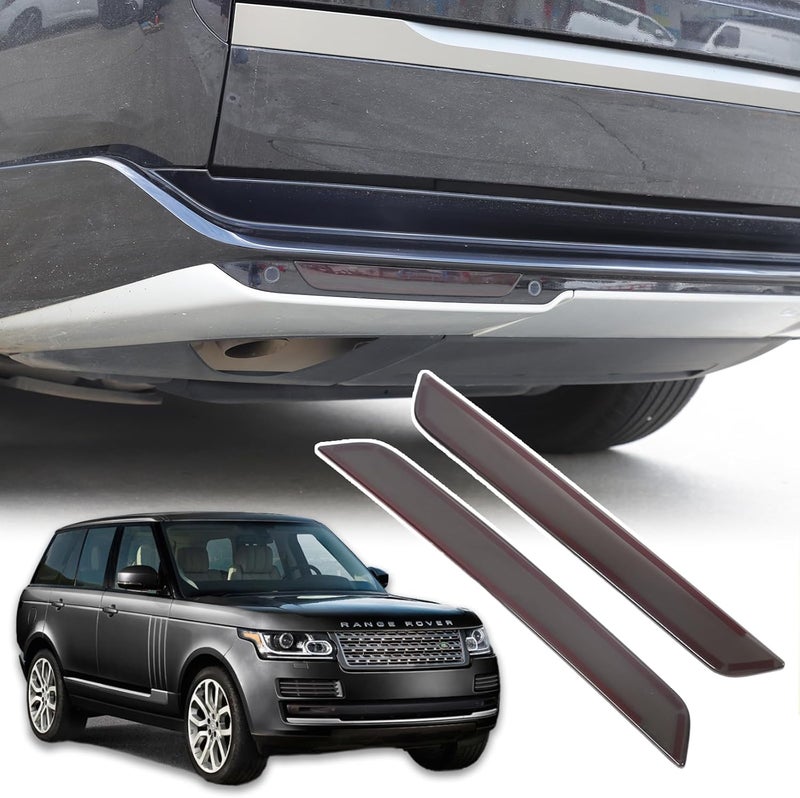 Bekantogy Car Rear Bumper Fog Lamp Light Cover for Land Rover Range Rover Vogue 2023-2024+ Smoked Black - Image 1