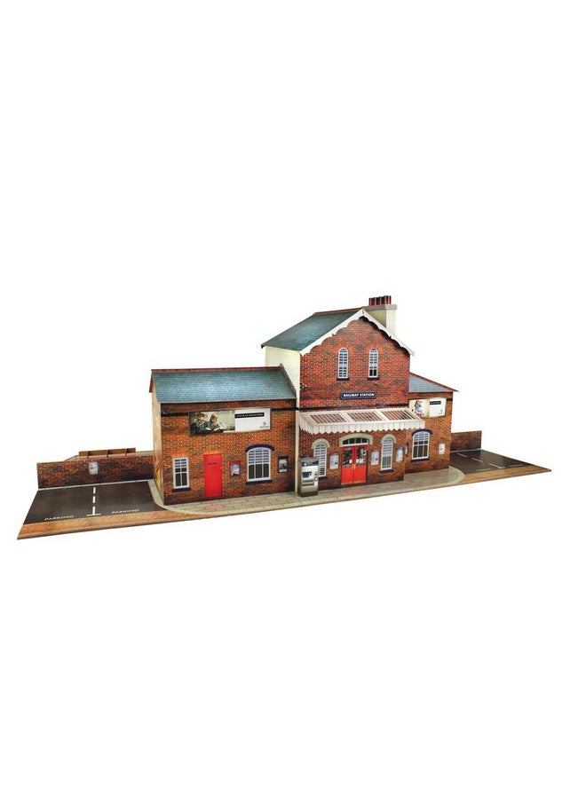 The CityBuilder The CityBuilder Railway Station Model Making Kit 1:43 Scale (7mm) O Gauge  - Image 2