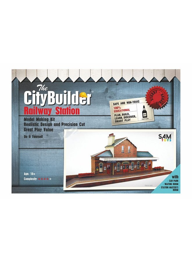 The CityBuilder The CityBuilder Railway Station Model Making Kit 1:43 Scale (7mm) O Gauge  - Image 3