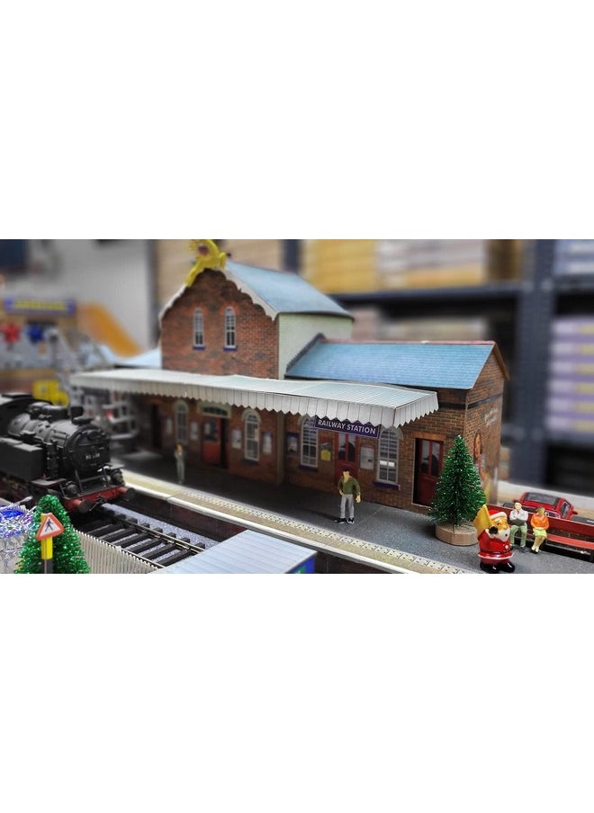 The CityBuilder The CityBuilder Railway Station Model Making Kit 1:43 Scale (7mm) O Gauge  - Image 5