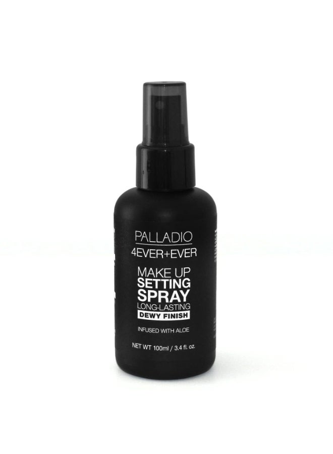 بالاديو بخاخ تثبيت المكياج 4Ever and Ever، ثابت طوال اليوم، لمسة نهائية ندية، 100 مل - Image 1