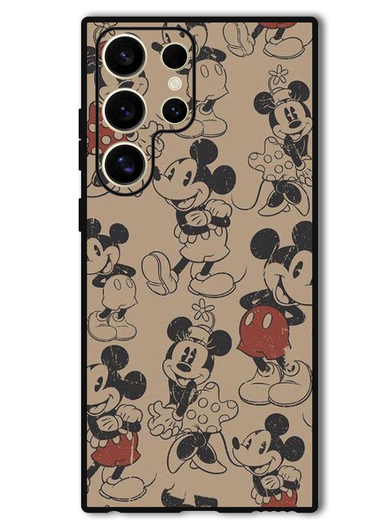 Theodor Protective Case Anti Scratch Shock Proof Bumper Cover For Samsung Galaxy S24 Ultra Mickey (3) - Image 1