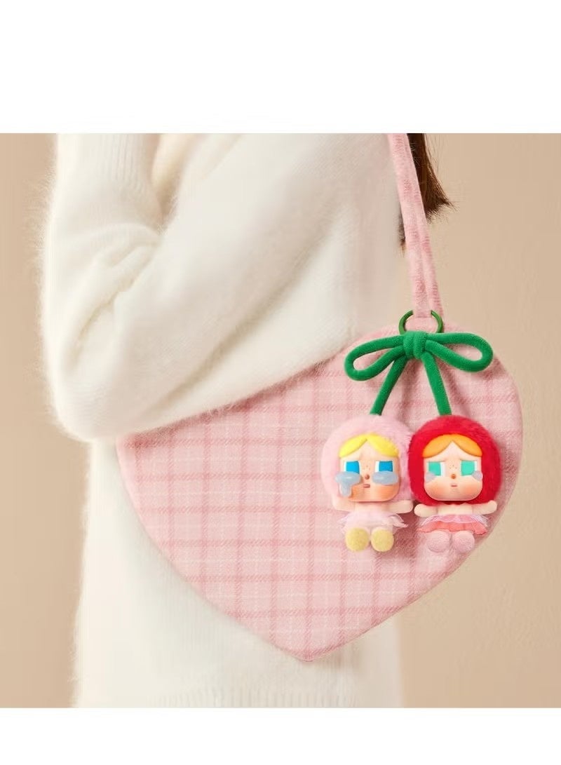 الضفدع الحقيقي بطاقة تعليق من الفينيل من سلسلة Crybaby Crying for Love (أحبك كثيرًا بالكرز) شخصيات قابلة للتجميع لعبة فنية لهواة التجميع شخصيات ألعاب هدية قطعة واحدة - Image 4