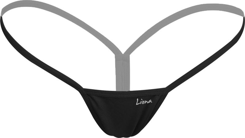 Liona Women's Black Low Waist Fantasy G-String  - Image 1