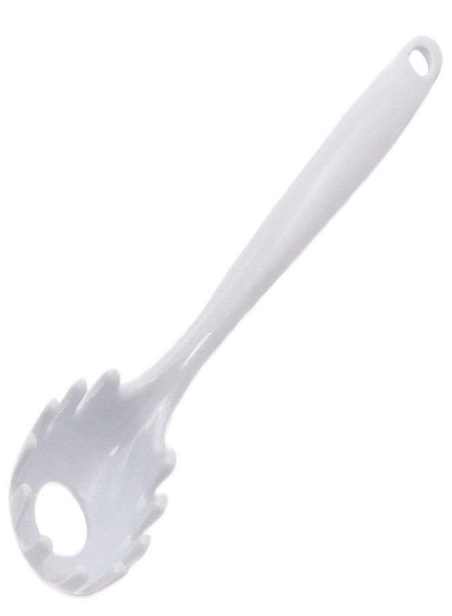 Chef Craft Basic Melamine Spaghetti/Pasta Fork, 11 inch, White - Image 1