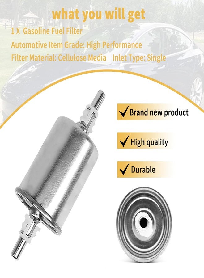OXCANO PF-2400 Gasoline Fuel Filter Compatible with 1991-2006 GM Truck/Passenger Car Fuel Injected Engines,Compatible with Chevrolet Colorado 3.5L 2004-2005, Express 3500 5.7L 1996-2002 - Image 4