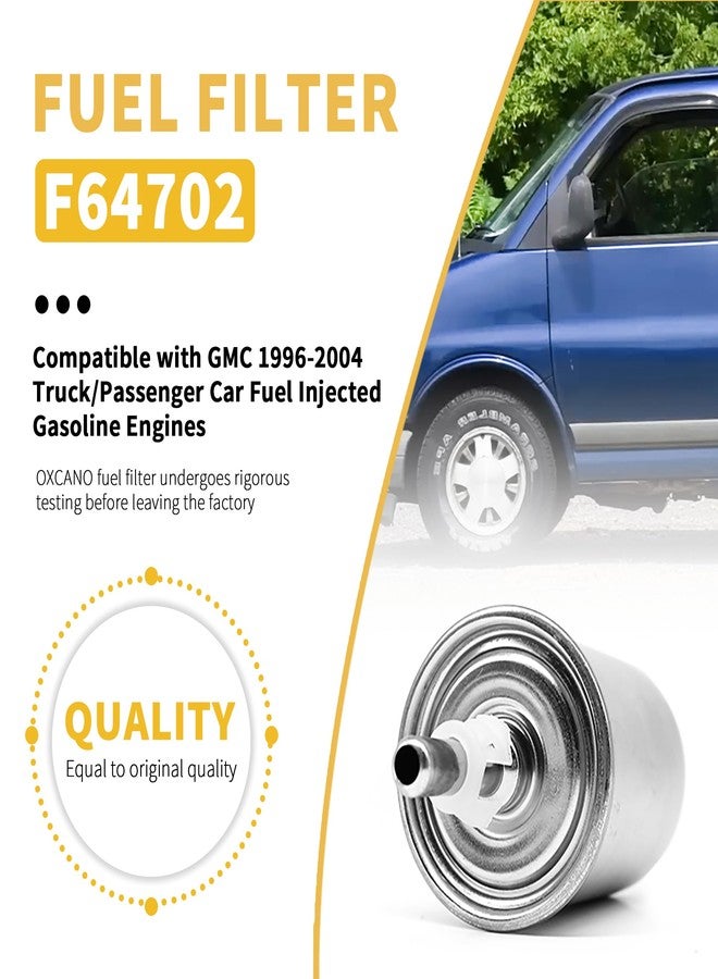 OXCANO PF-2400 Gasoline Fuel Filter Compatible with 1991-2006 GM Truck/Passenger Car Fuel Injected Engines,Compatible with Chevrolet Colorado 3.5L 2004-2005, Express 3500 5.7L 1996-2002 - Image 3