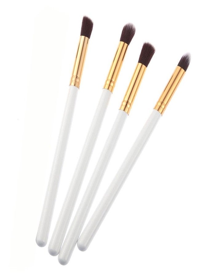 Gugzy® 4 pcs Pro Makeup Cosmetic Tool Eye Shadow Foundation Blending Brush (White Gold) - Image 3