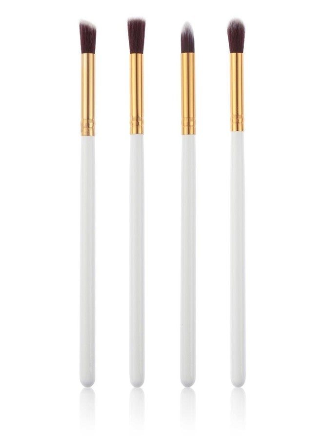 Gugzy® 4 pcs Pro Makeup Cosmetic Tool Eye Shadow Foundation Blending Brush (White Gold) - Image 1