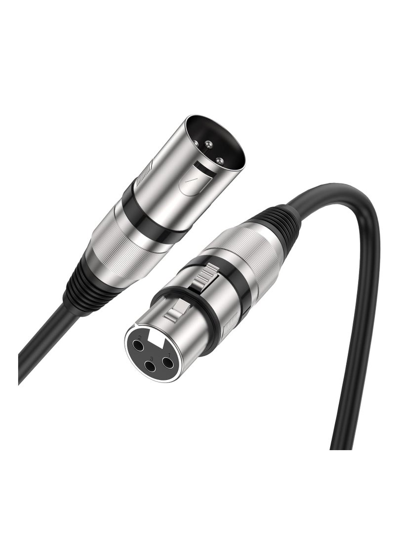 SYOSI XLR Cable 6.6FT/2M 3 Pin Balanced Male to Female Microphone Noise Cancelling Mic Speaker for Power Amplifier Audio Sound Consoles DJ Equipment - Image 1
