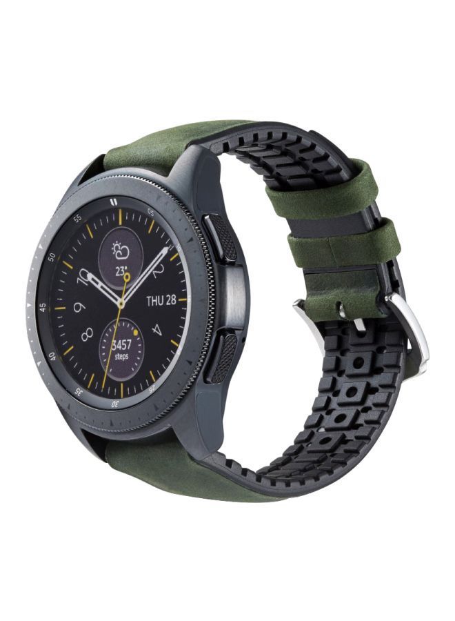 NIBEMINENT Replacement Watch Band For Huawei GT/Samsung Gear S3 Classic/Frontier/Galaxy/Moto 360 2nd Gen Green