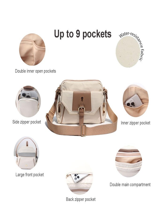 ESVAN Crossbody Bags for Women, Fashion Purses for Women Handbags Shoulder Bag with 2 Detachable Strap - Image 4