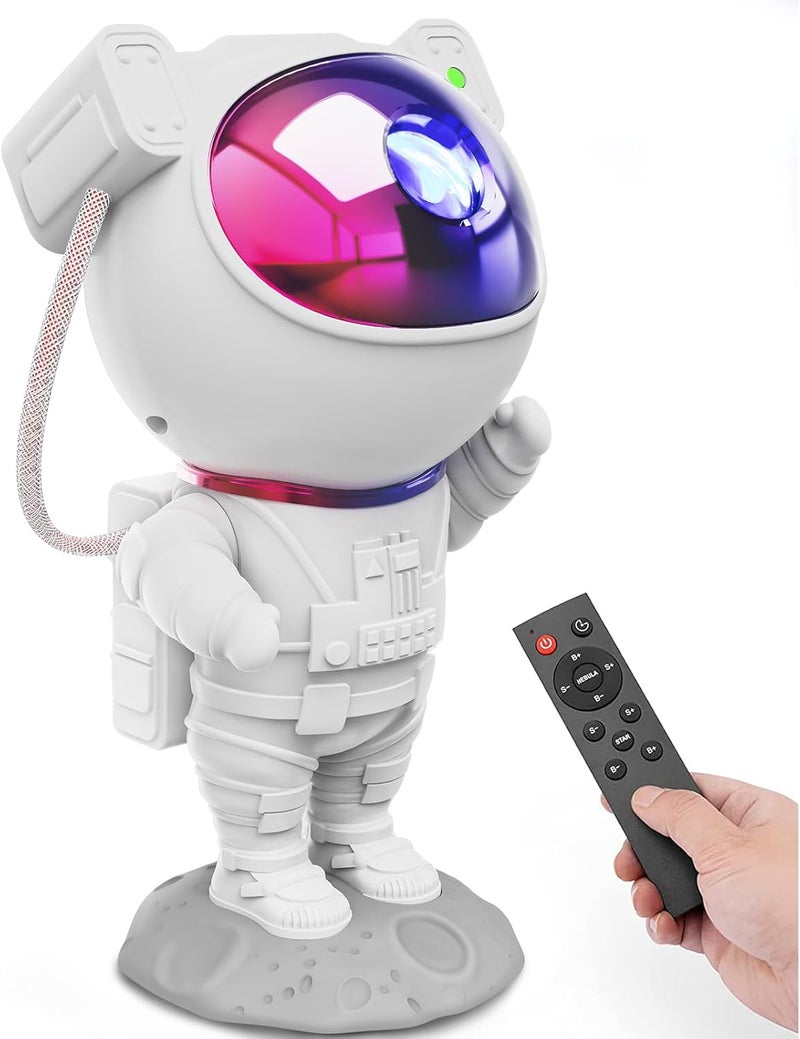 Mooyran Colorful Astronaut Galaxy Projector - Special Limited Edition Star Lights for Bedroom Astronaut Space Projector, Starry Ceiling Lamp with Timer & Remote, Adults Room Decor - Image 1
