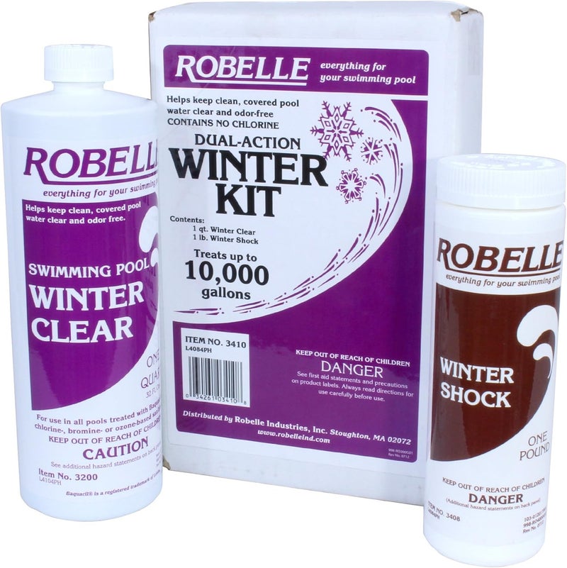 Robelle 10,000 Gallon Dual-Action Winter Kit, Premium Pool Closing Kit, for Pools up to 10,000 Gallons - Image 1