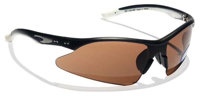 Vaultex V01 Anti Scratch Safety Spectacle, Brown Lens - Image 1