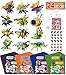 Colplay 24 Pack Valentines Day Gifts Insect Building Blocks with Valentines Cards Stickers Class Gifts Exchange Party Favors for Boys Girls - Image 3
