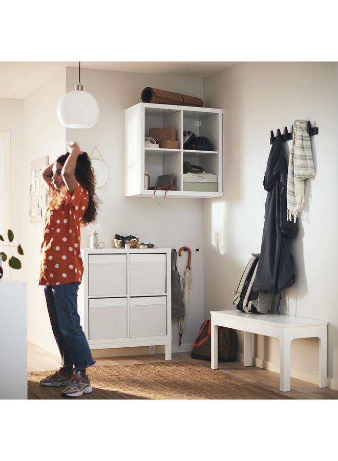 Zaboon Shelving Unit With Underframe, White/White, 77X94 Cm - Image 2